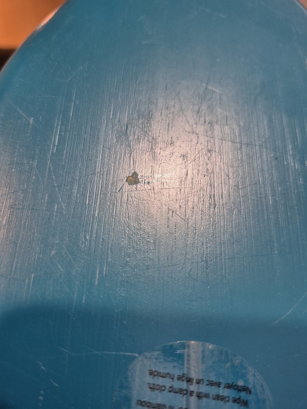 Bamboo Charcuterie Board Serving Dish with Teal Blue Edge & Backing. - Picture 8 of 11